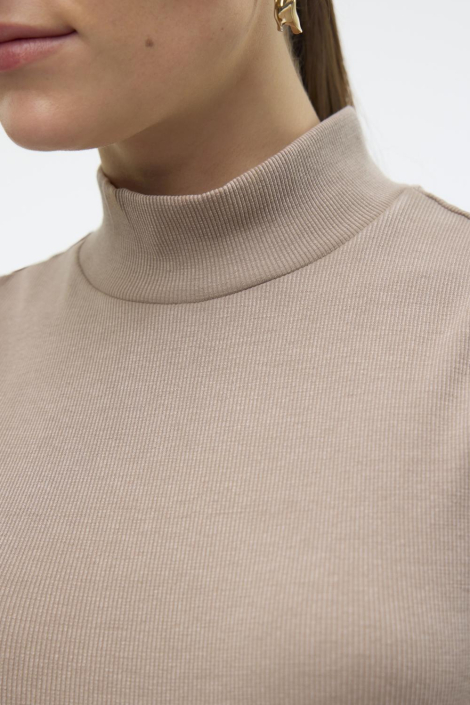 Vero Moda taupe dames jurk