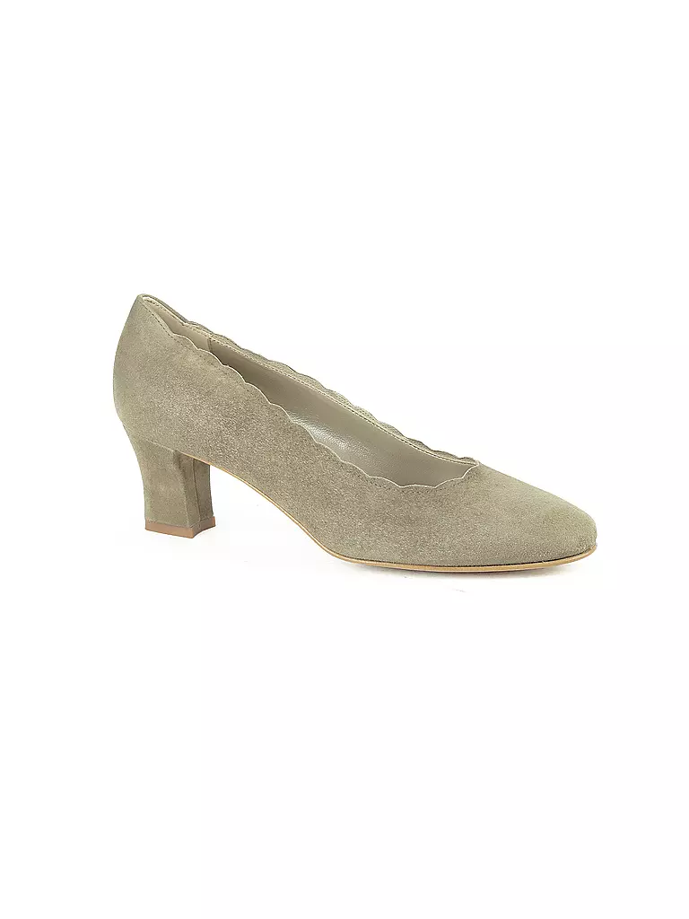 DIRNDL & BUA Trachtenschuhe - Pumps hellgrün