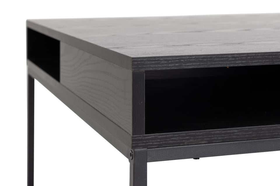 Chester Salontafel - 80 x 80 cm - Zwart