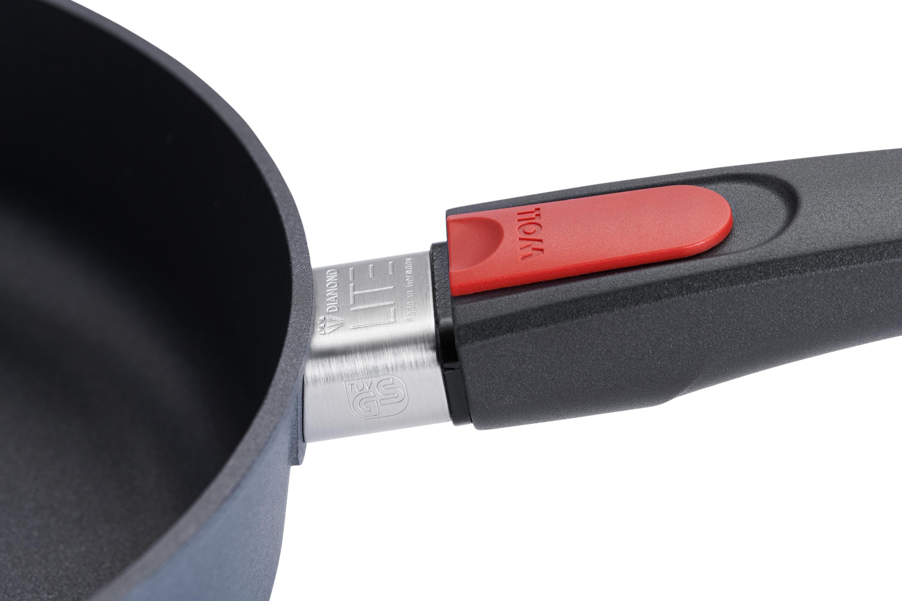 Diamond Lite Guss-Hochrandpfanne mit abnehmbarem Stiel