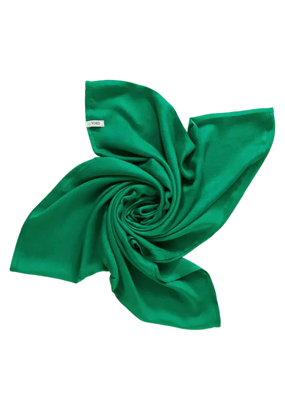 Loopschal in Unifarbe - easy green