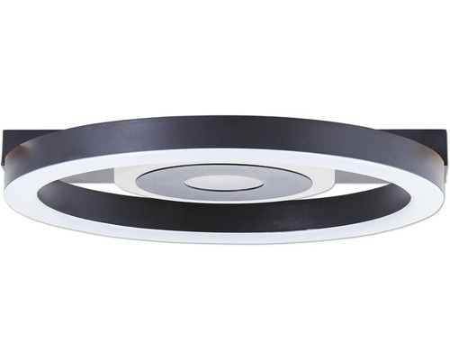LED plafondlamp 12 W 1100 lm 3000 KB 20 cm Maureen zwart