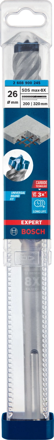 Bosch 2608900245 EXPERT Hamerboor SDS Max-8X - 26x200x320mm