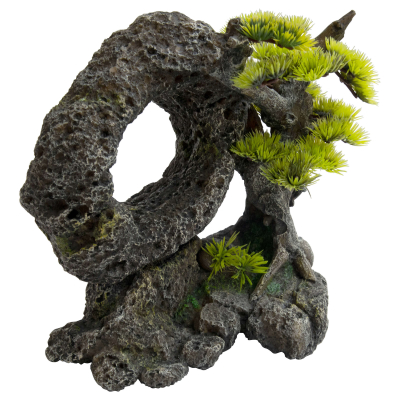 Deep Sea Aquariumdekoration Bonsai Felsen 26x16x22.5cm