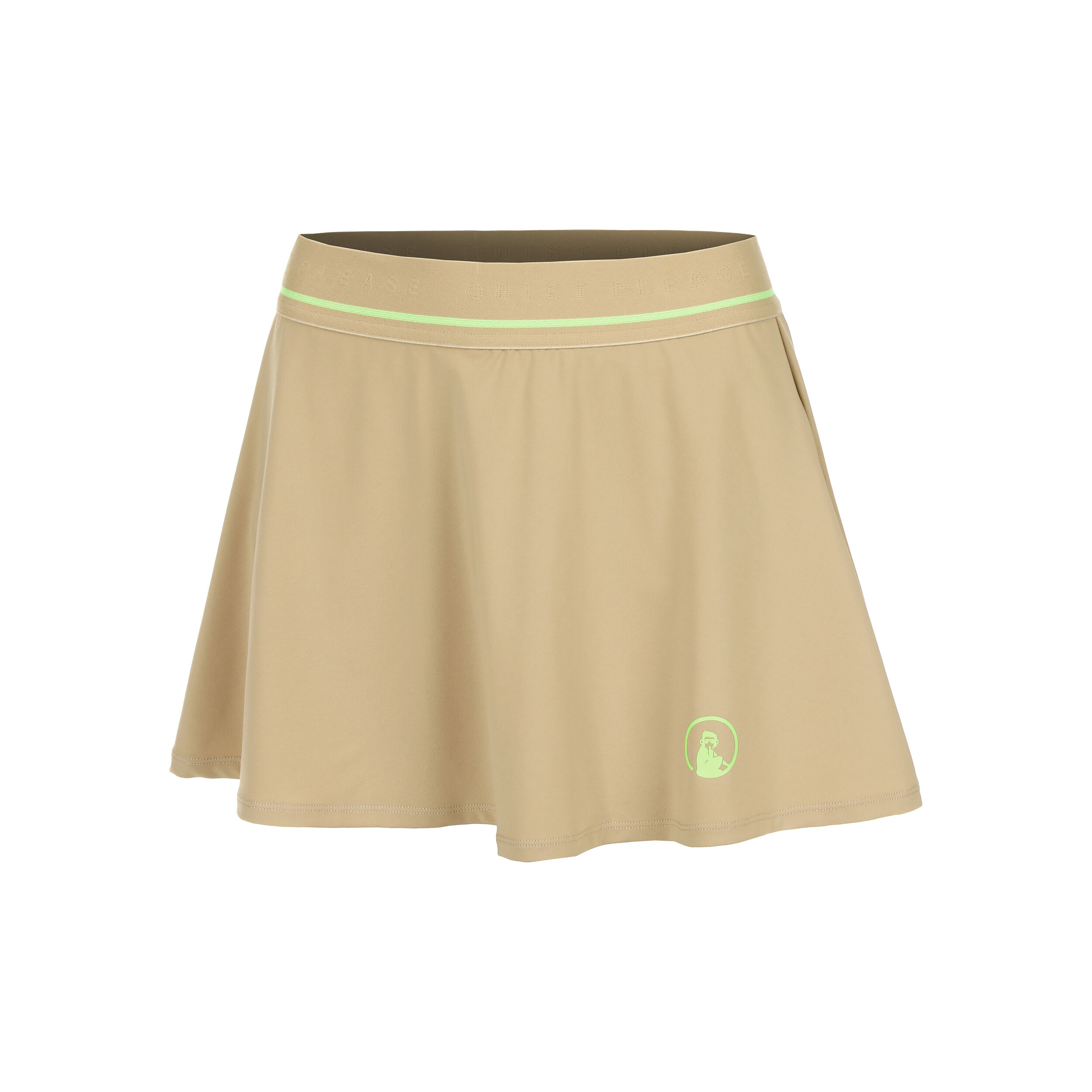 Quiet Please Wild Bounce Jupe Femmes - Beige , Vert Fluo