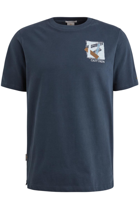 Cast Iron blauwe heren t-shirt