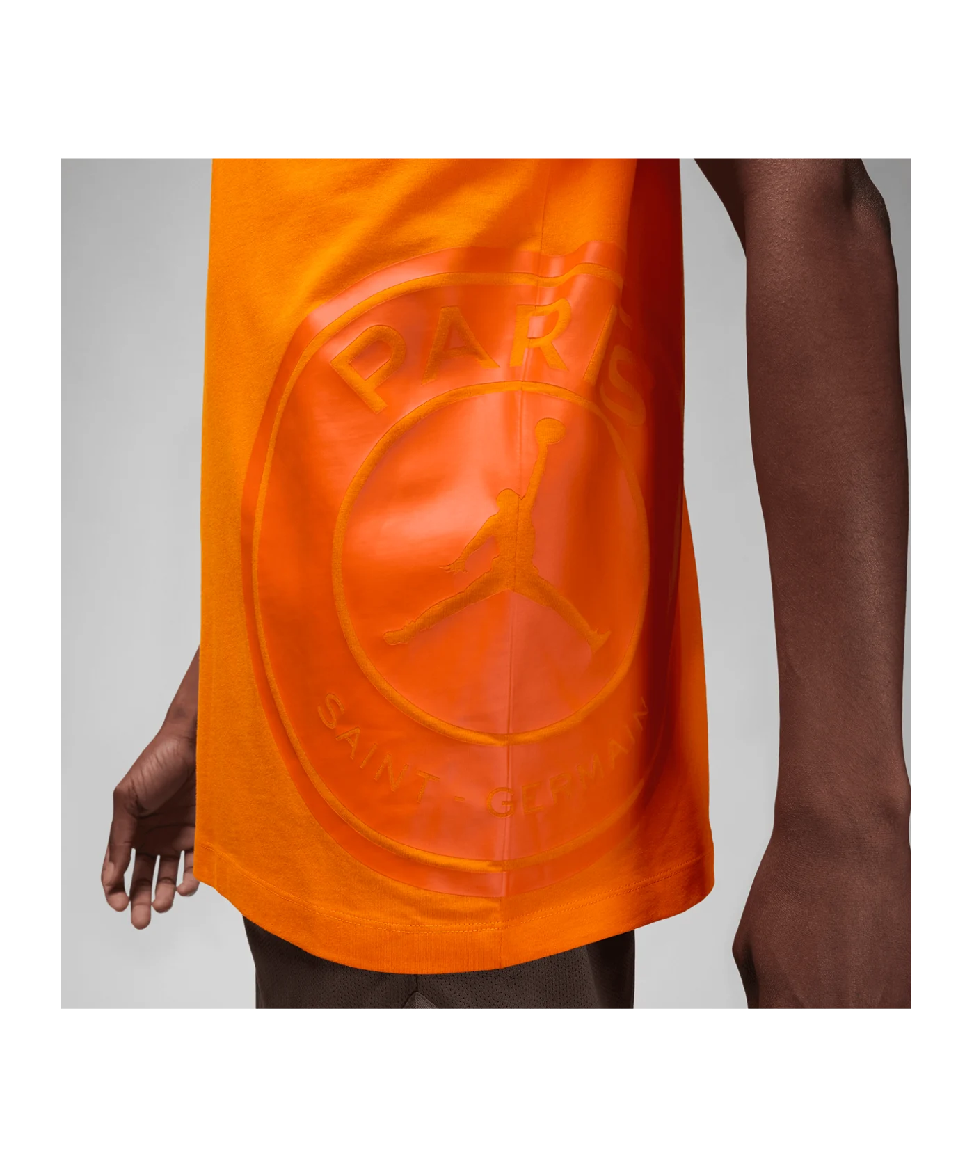 Jordan x PSG Logo T-Shirt Orange F834