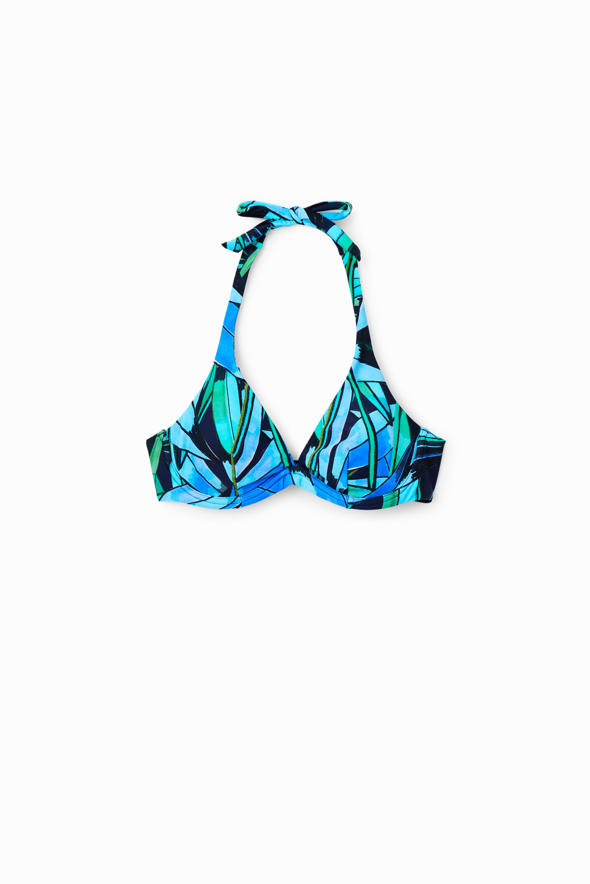 Haut de bikini tropical