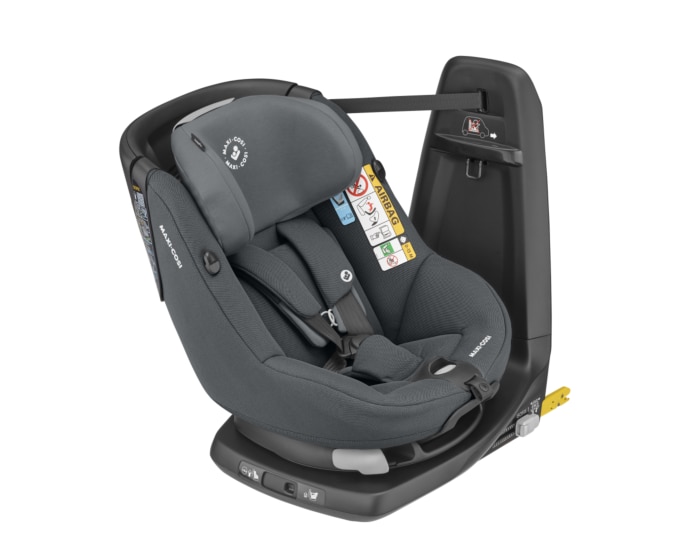 AxissFix 4 M - 4 Y  61 - 105 cm  0 - 19 kg    i-Size (R129) Sicherheit |    360° drehbarer Sitz |    Rückwärts- und vorwärtsgerichtet |    Mitwachsend |