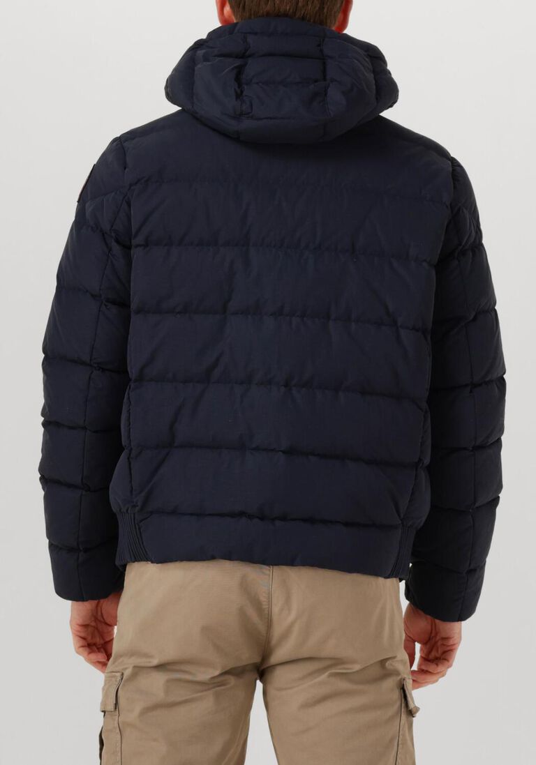 donkerblauwe parajumpers gewatteerde jas cassian