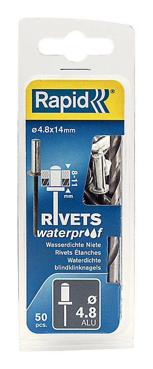 Rivets étanches Rapid Ø4.8x14mm