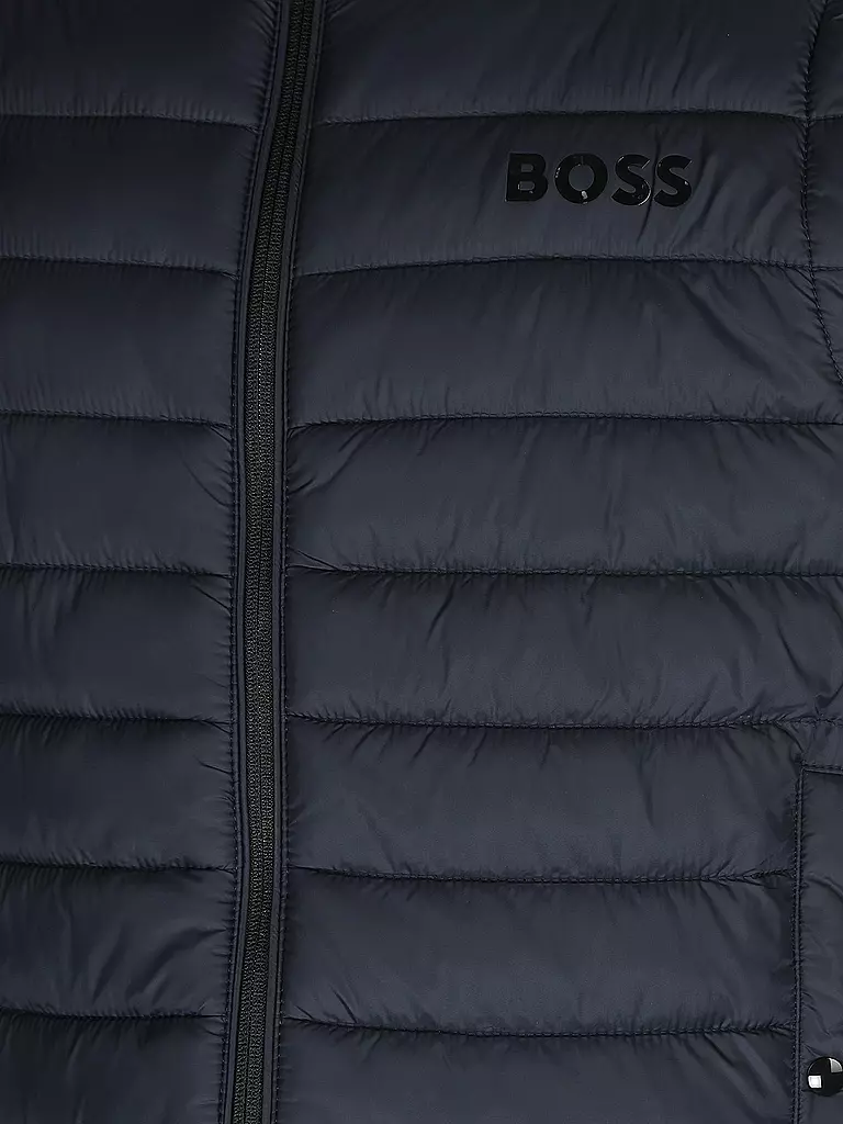 BOSS Steppgilet  dunkelblau