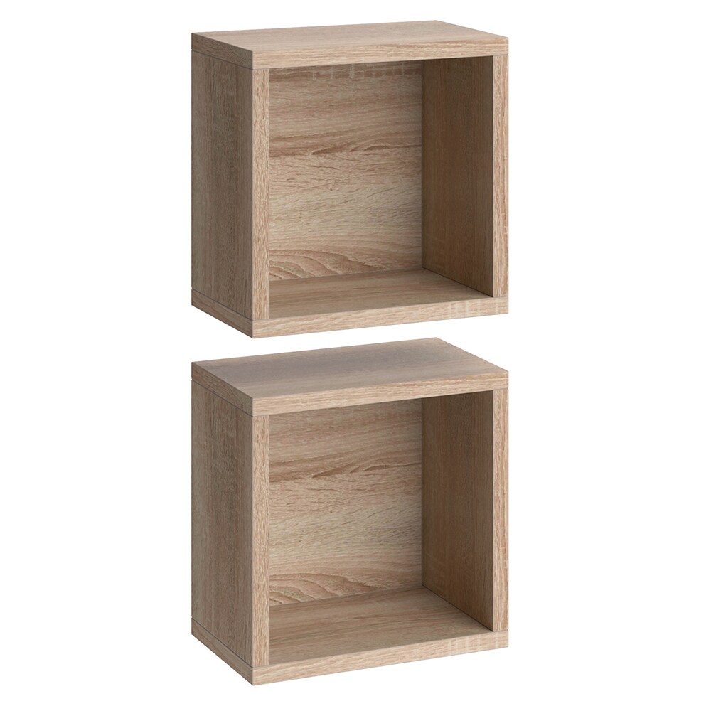 Vicco Wandregal Badregal Regalfach Senyo Sonoma 2 Fächer Badmöbel 2er Set
