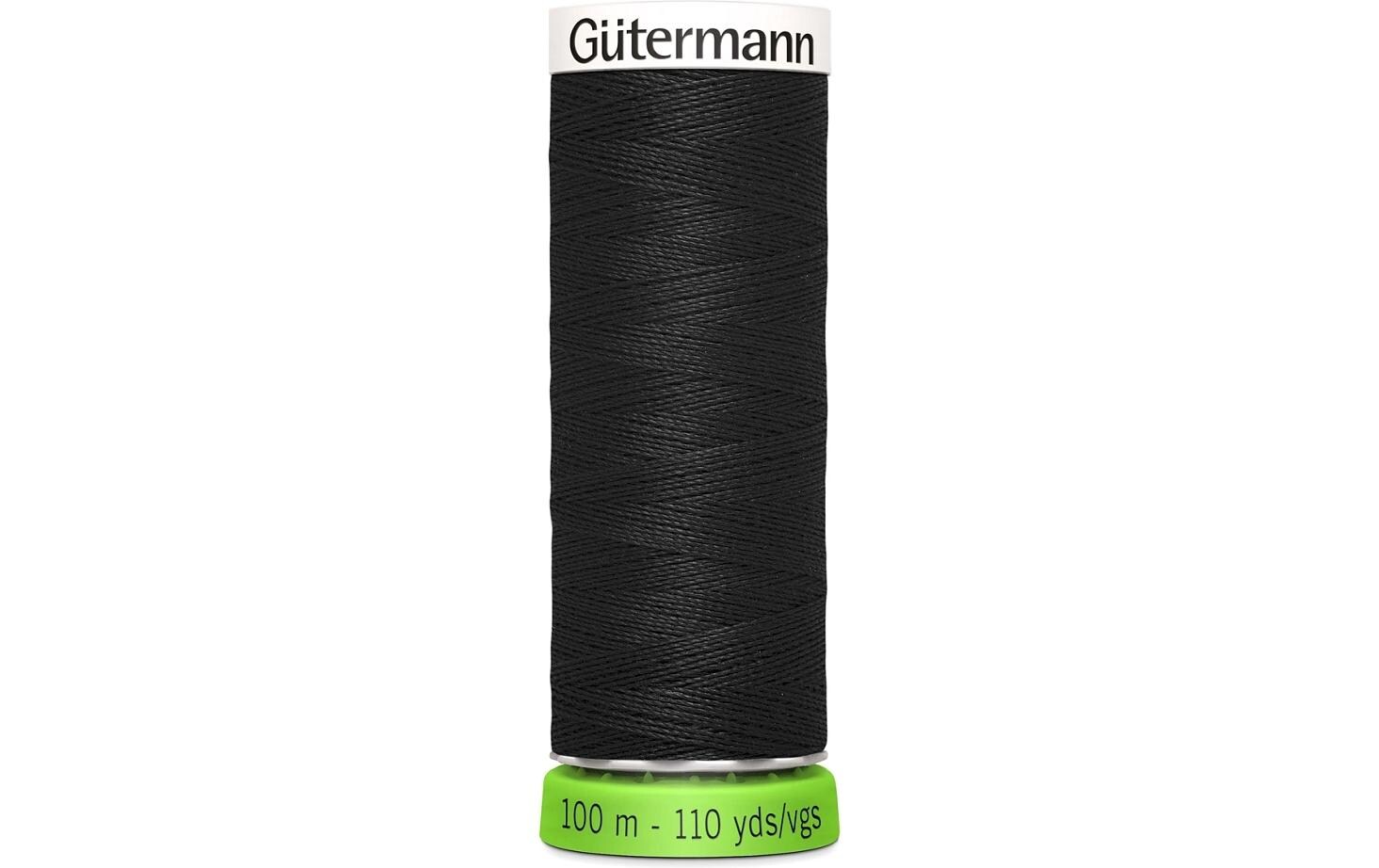 Näh- und Stickgarn Allesnäher rPET 100 m SchwarzDer Faden für jede Naht