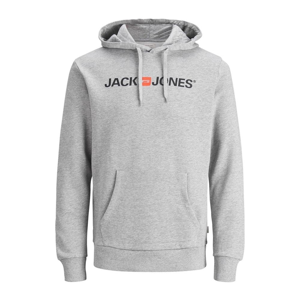 Jack & Jones Sweat à capuche Gris Homme Jack and Jones Corp