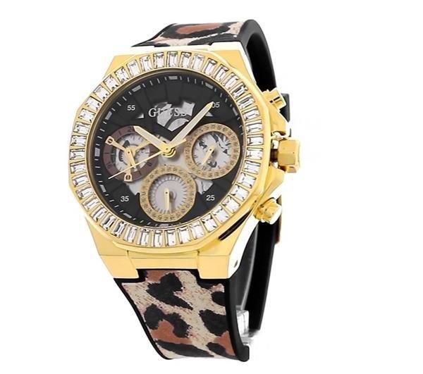 Guess Ladies Guess Rapture Leopard Print Watch GW0463L1
