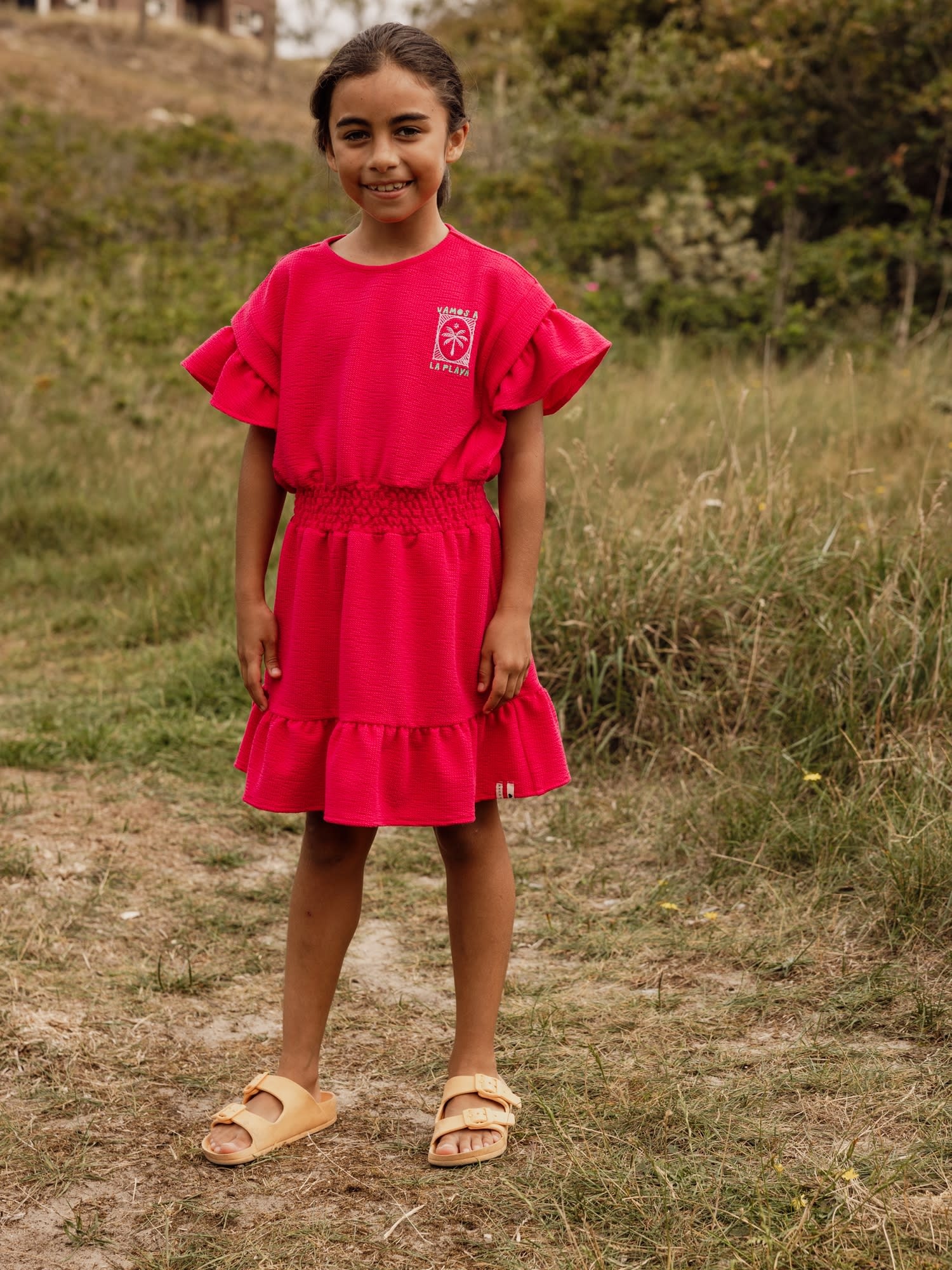 Looxs Looxs little dress ss warm pink