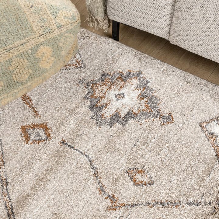 Berber vloerkleed - Blend Aztec Beige