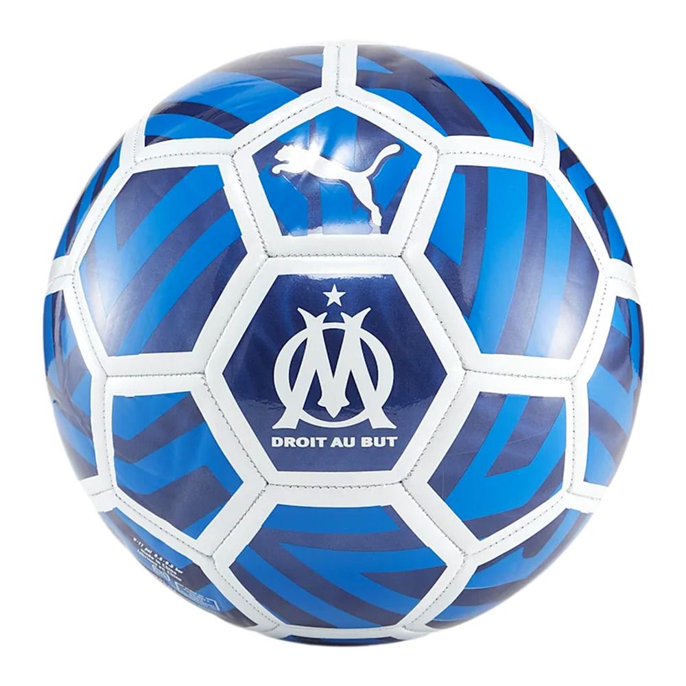 Puma OM FAN - Ballon de football Homme white/clyde royal