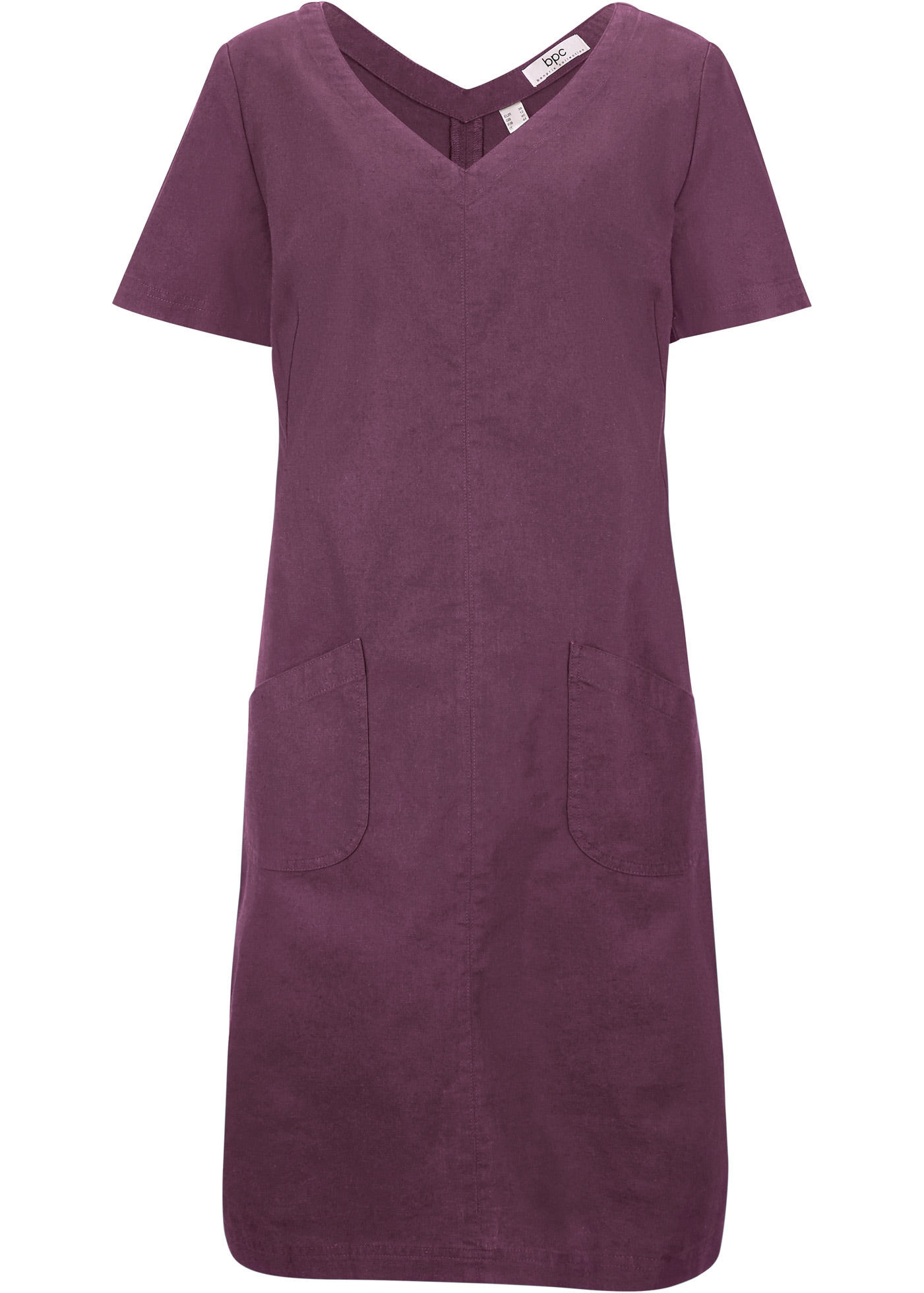 bonprix Minikleid »Minikleid mit Leinen« Minikleid mit Leinen