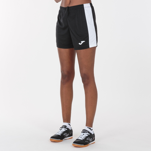 Shorts maxi Joma preto e branco