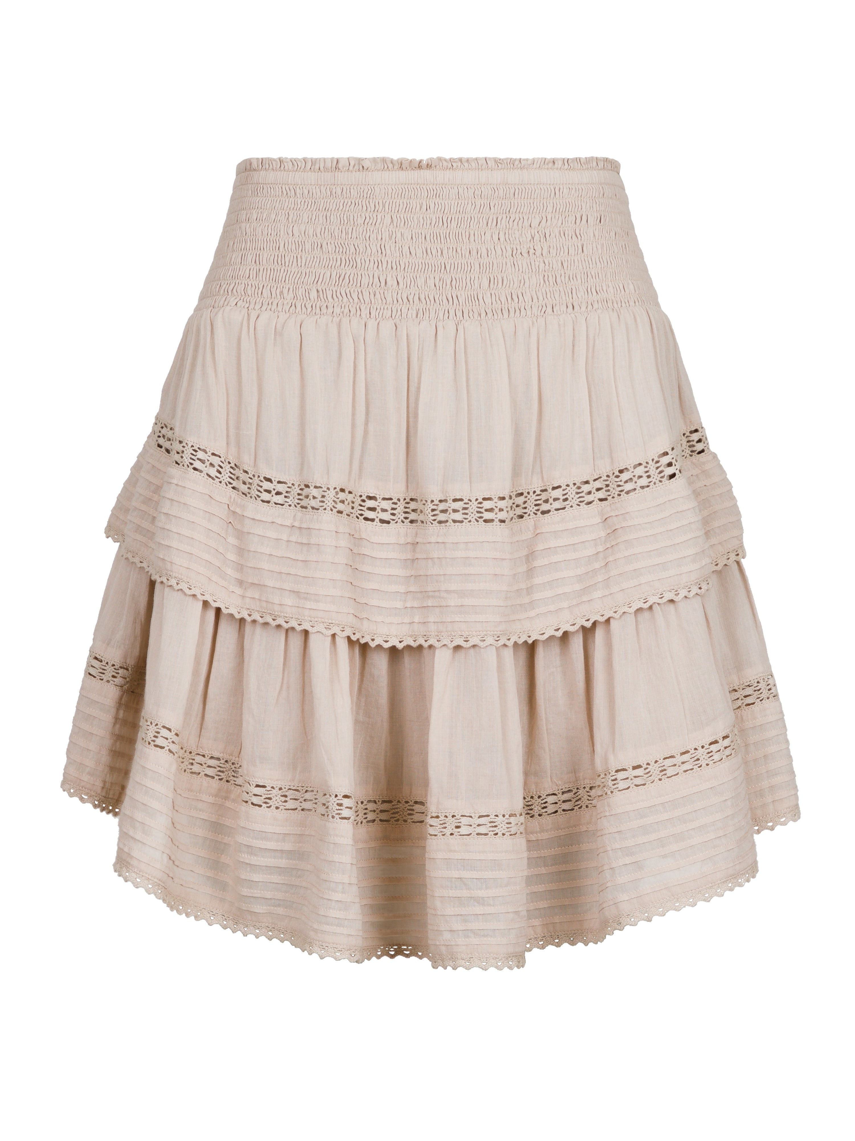 Neo Noir  Kenia S Voile nederdel - Sand