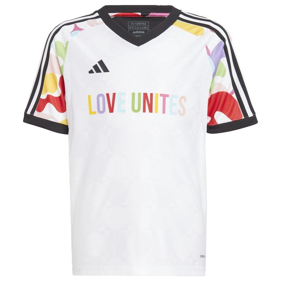 adidas T-shirt d'Entraînement Tiro Pride - Blanc/Multicolor Enfant