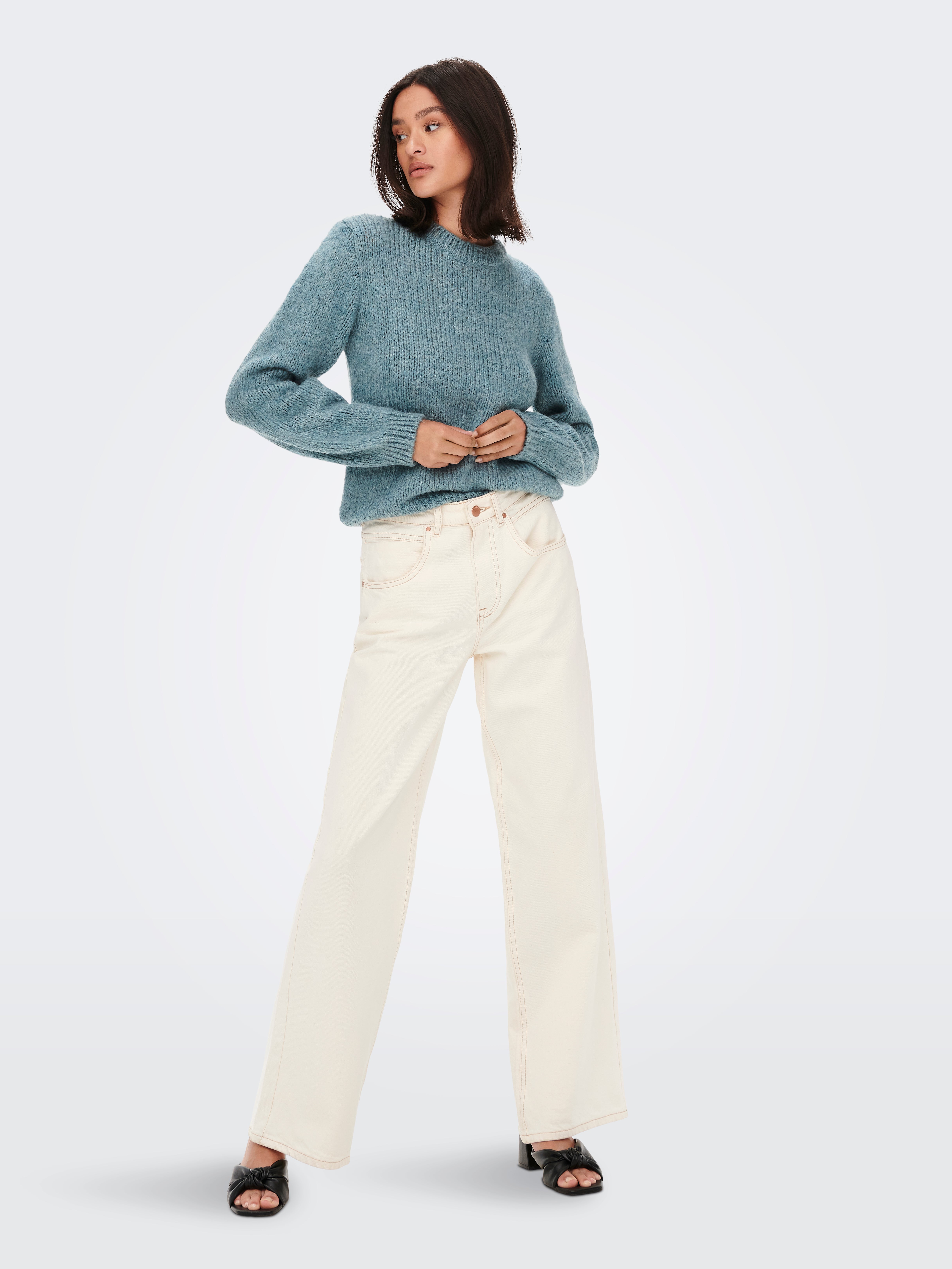 JDYDINEA Strickpullover Smoke Blue