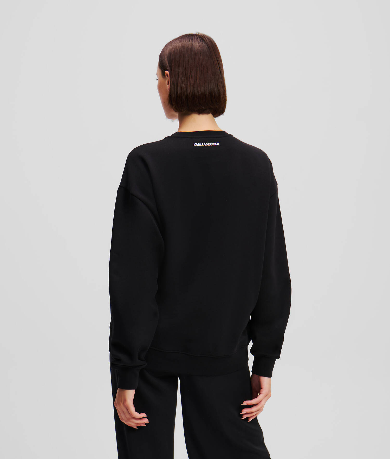 SWEAT-SHIRT À STRASS K/HEART - Noir