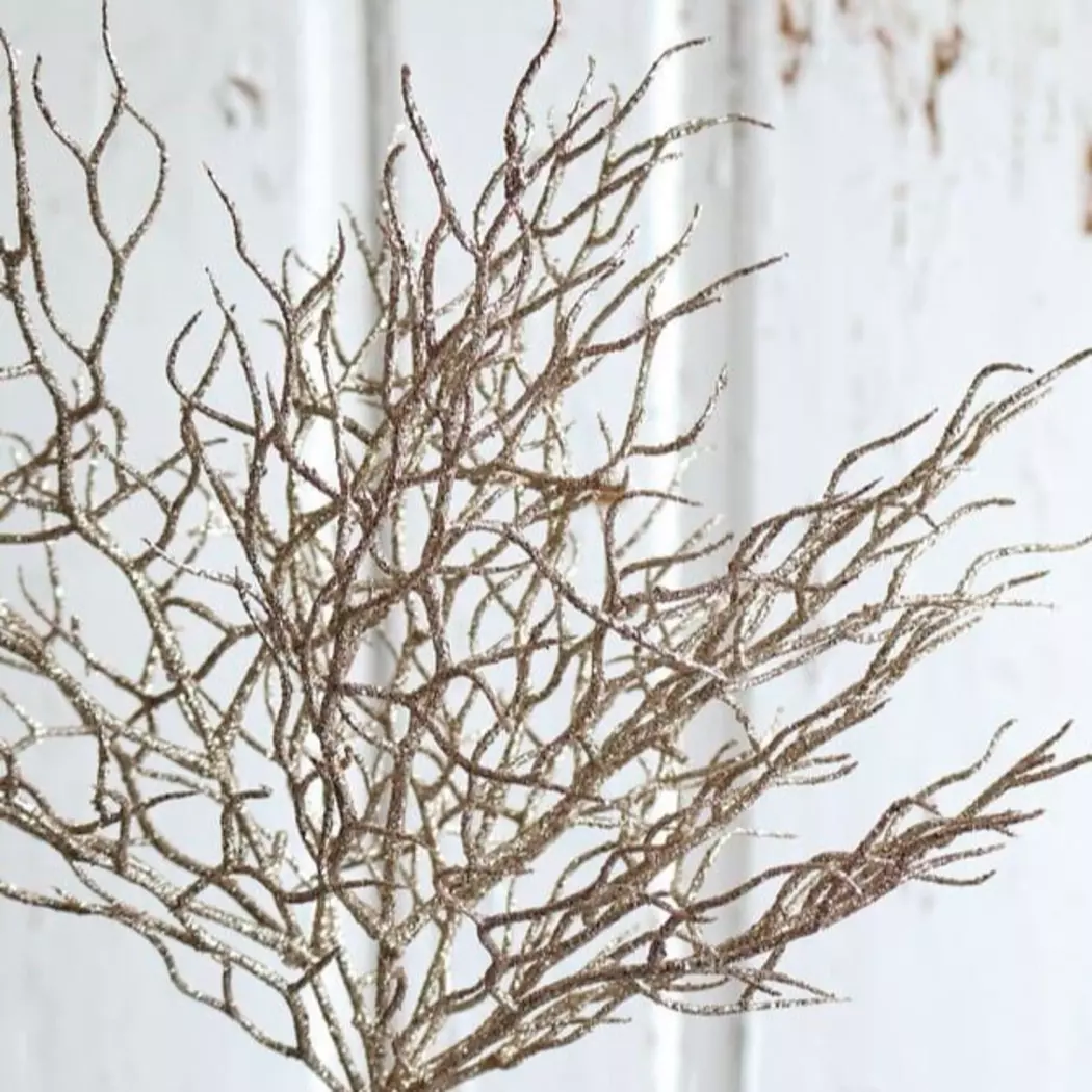 Deko-Zweig Glitter 40 cm