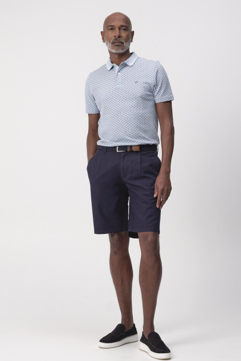 Campbell blauwe heren polo