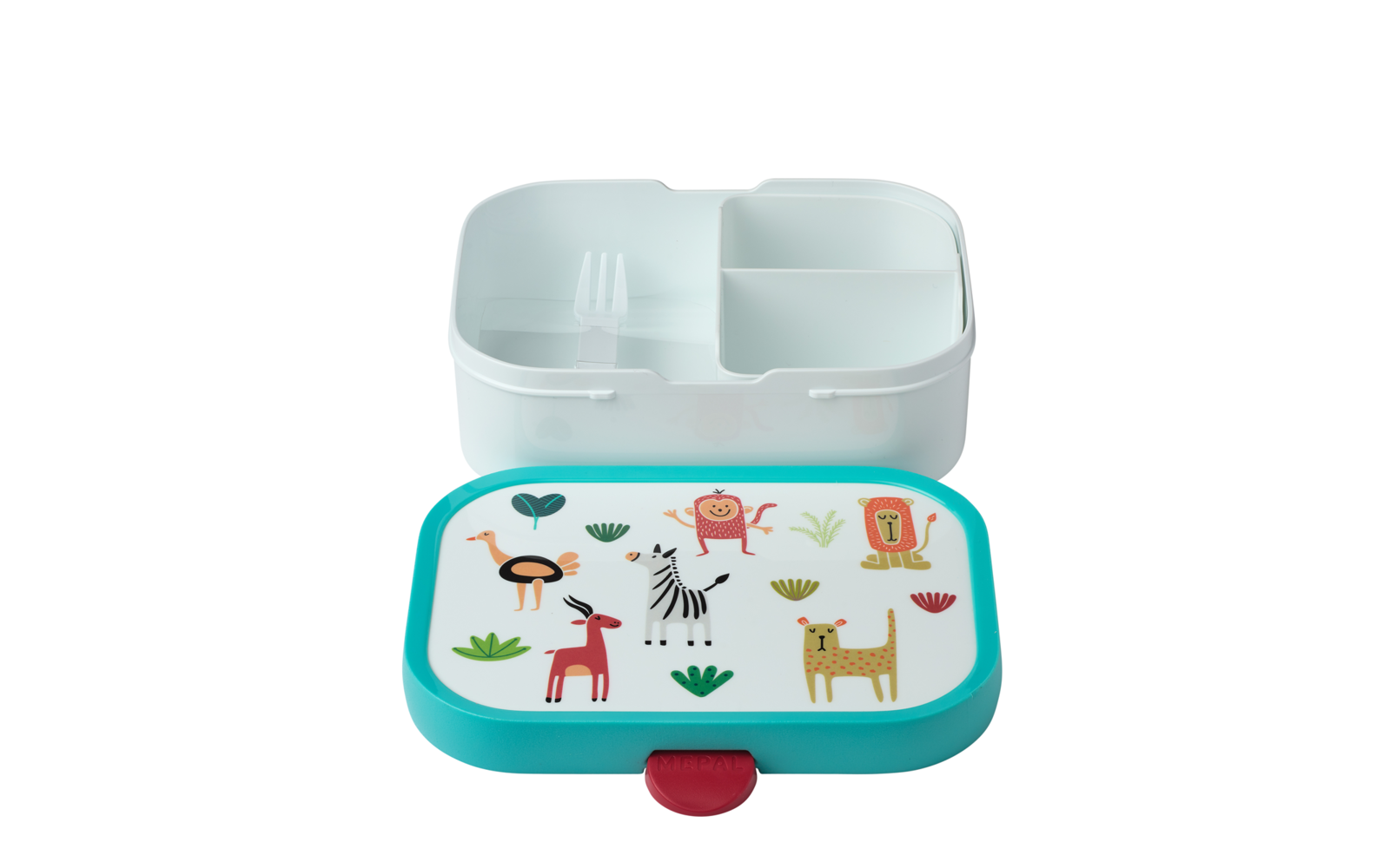 Mepal Campus Brotdose mit Bento Einsatz 750 ml jungle