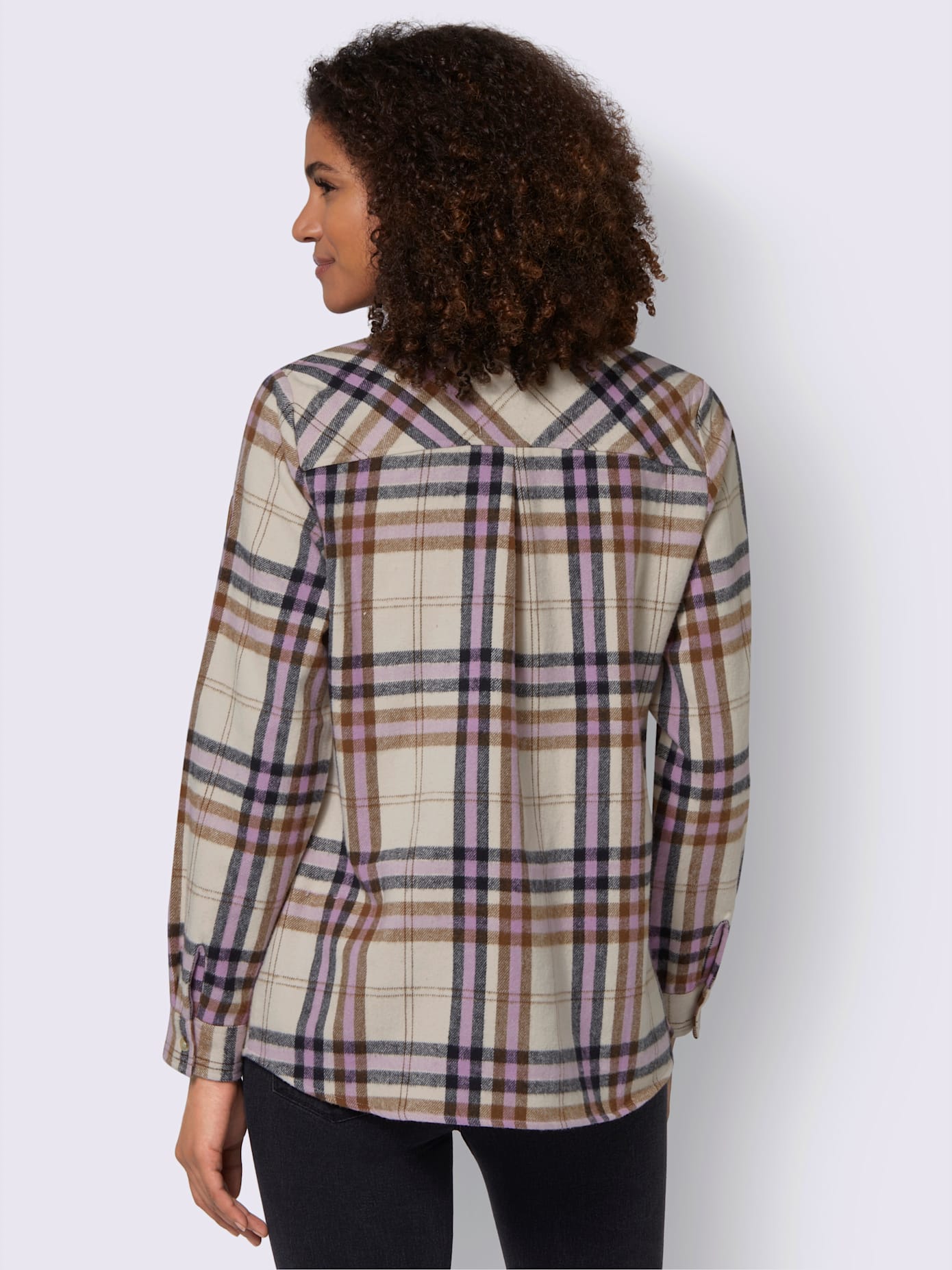 Chemisier en flanelle pur coton