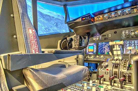 Flugsimulator B737 in Schweinfurt als Geschenk