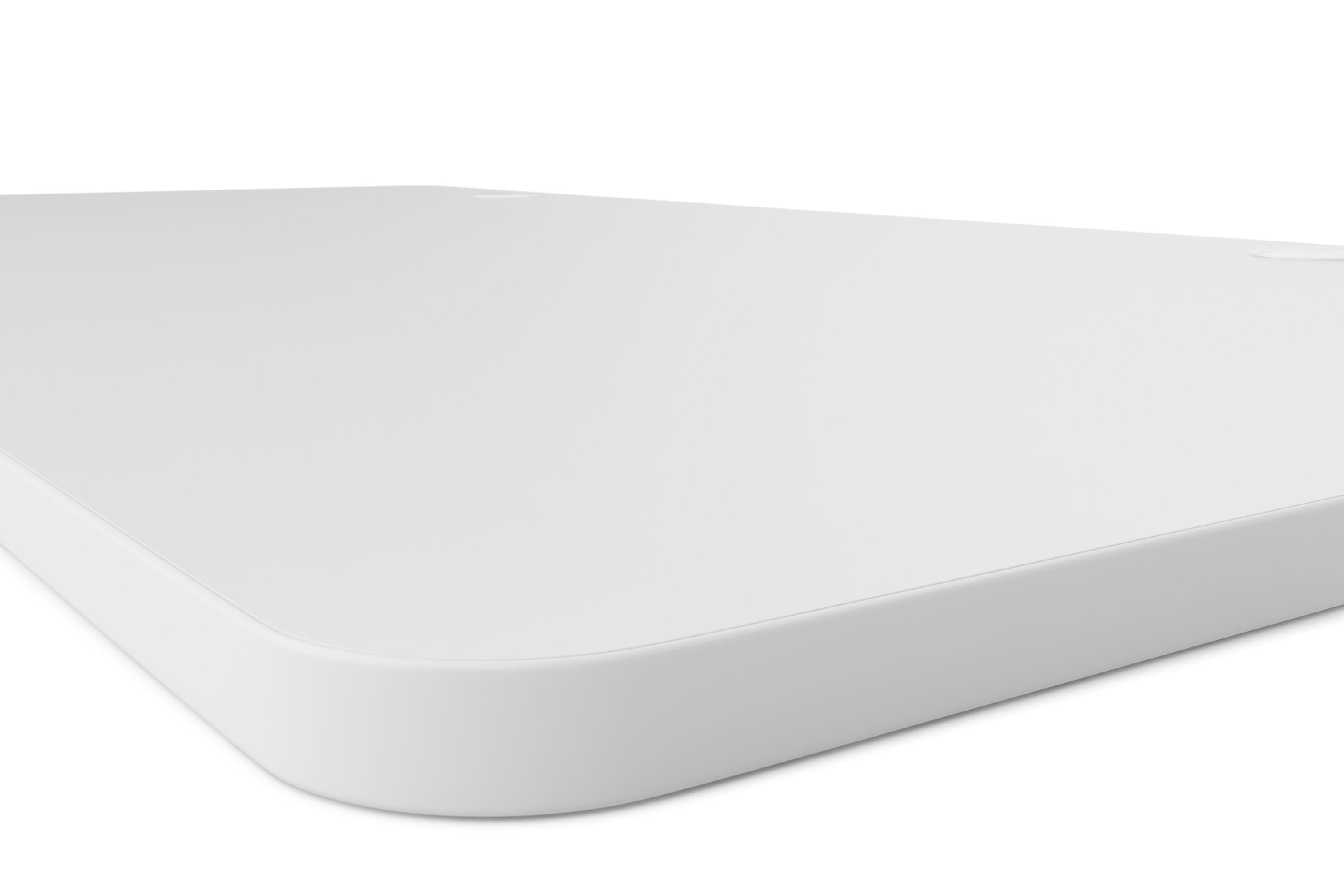 Tischplatte Stehpult mit Kabeldurchlass weiss 180 x 90 cm