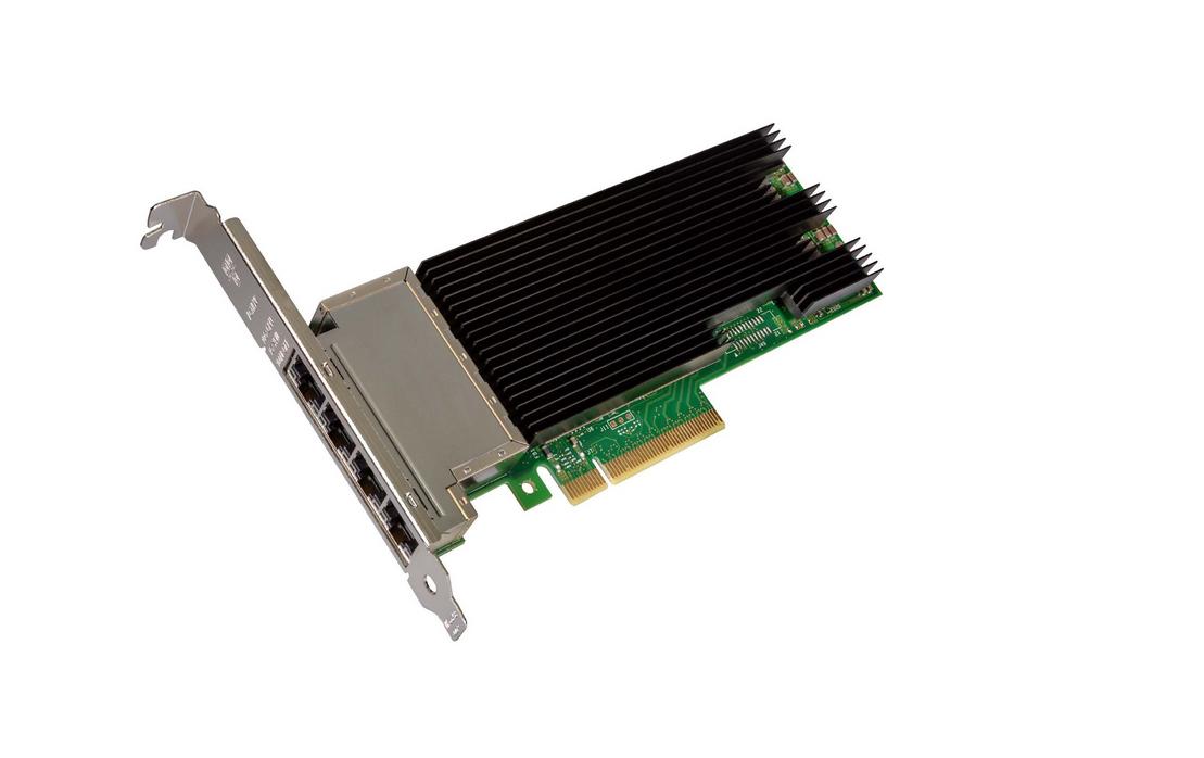 Netzwerkkarte X710T4BLK 10Gbps Retail PCI-Express x8 4x RJ45<br>Quad-Port 10GBASE-T Netzwerkadapter