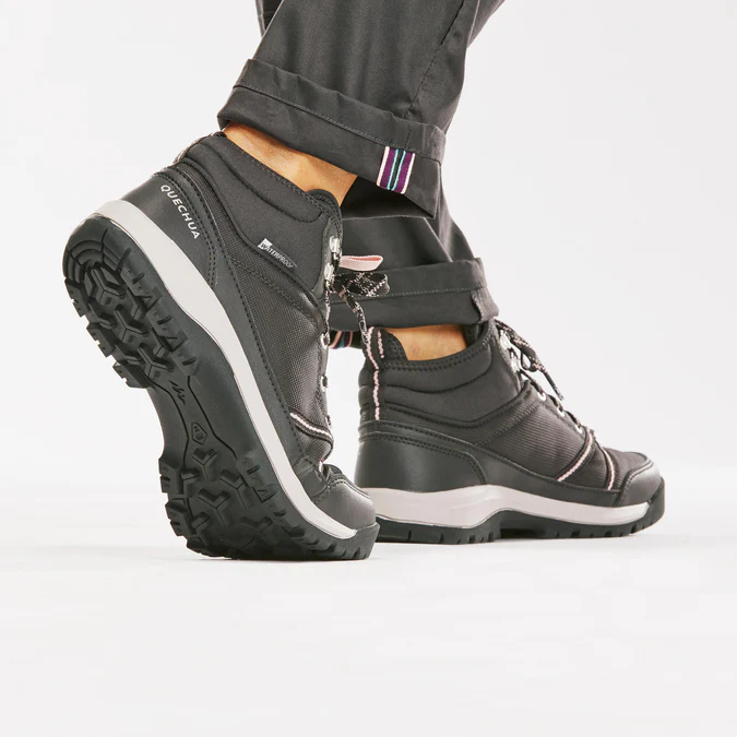 Decathlon Quechua - Botas de caminhada impermeáveis femininas Quechua - NH100 Mid WP