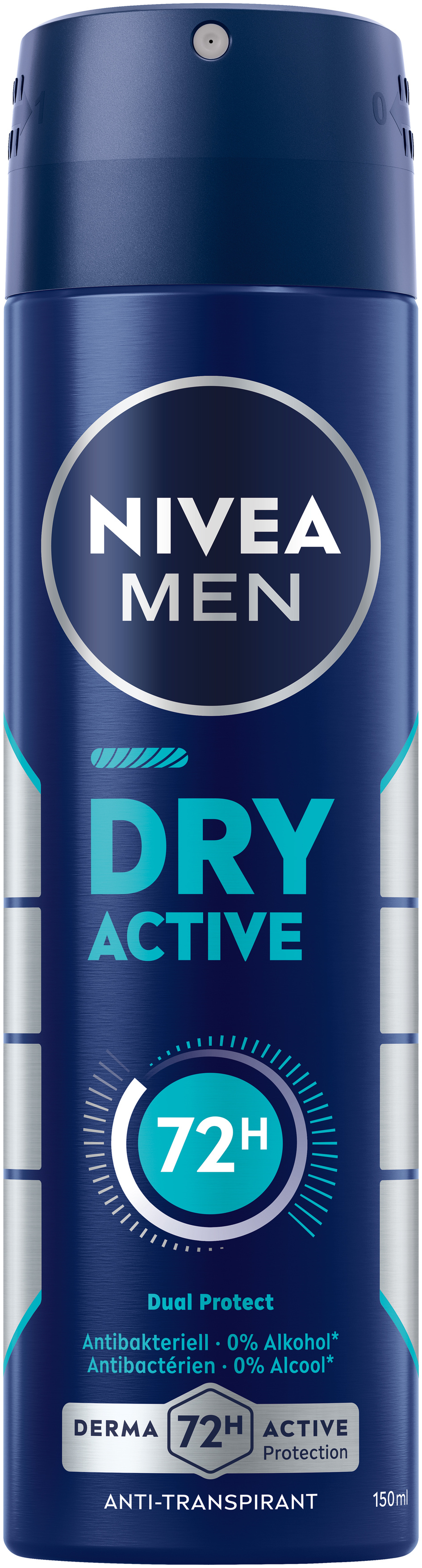 Nivea MEN Deo Dry Active Spray Aeros Spr 150 ml