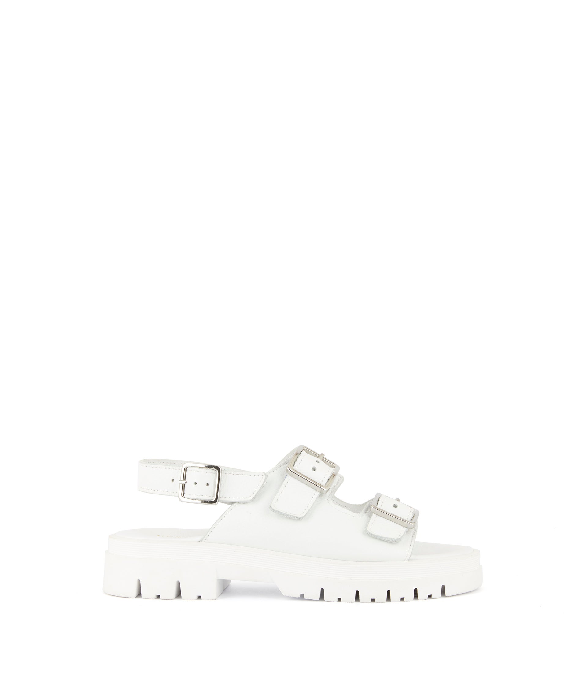 Sandales cuir blanc Noélie