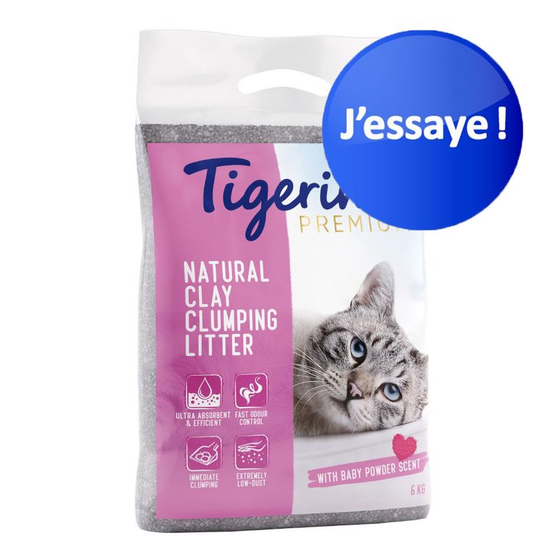 Offre d'essai : litière Tigerino Canada Style, senteur talcs
