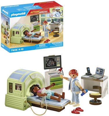 Playmobil 71618 Action Heroes Byggesett MR med Pasient