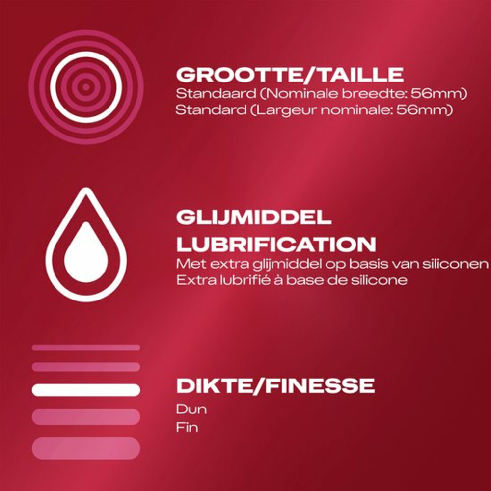 Durex - Nude Extra Lube Condooms 10 stuks & Thin Feel extra Lube 10 stuks - Pakket