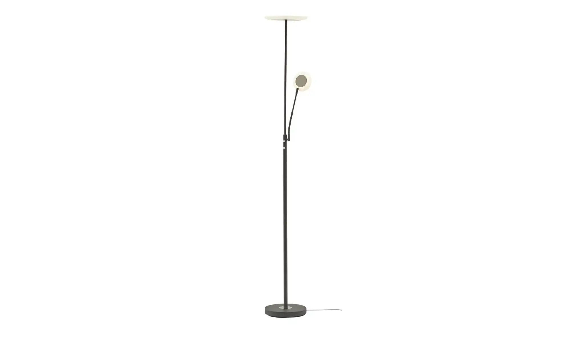 KHG LED-Deckenfluter, 2-flammig, dunkelgrau