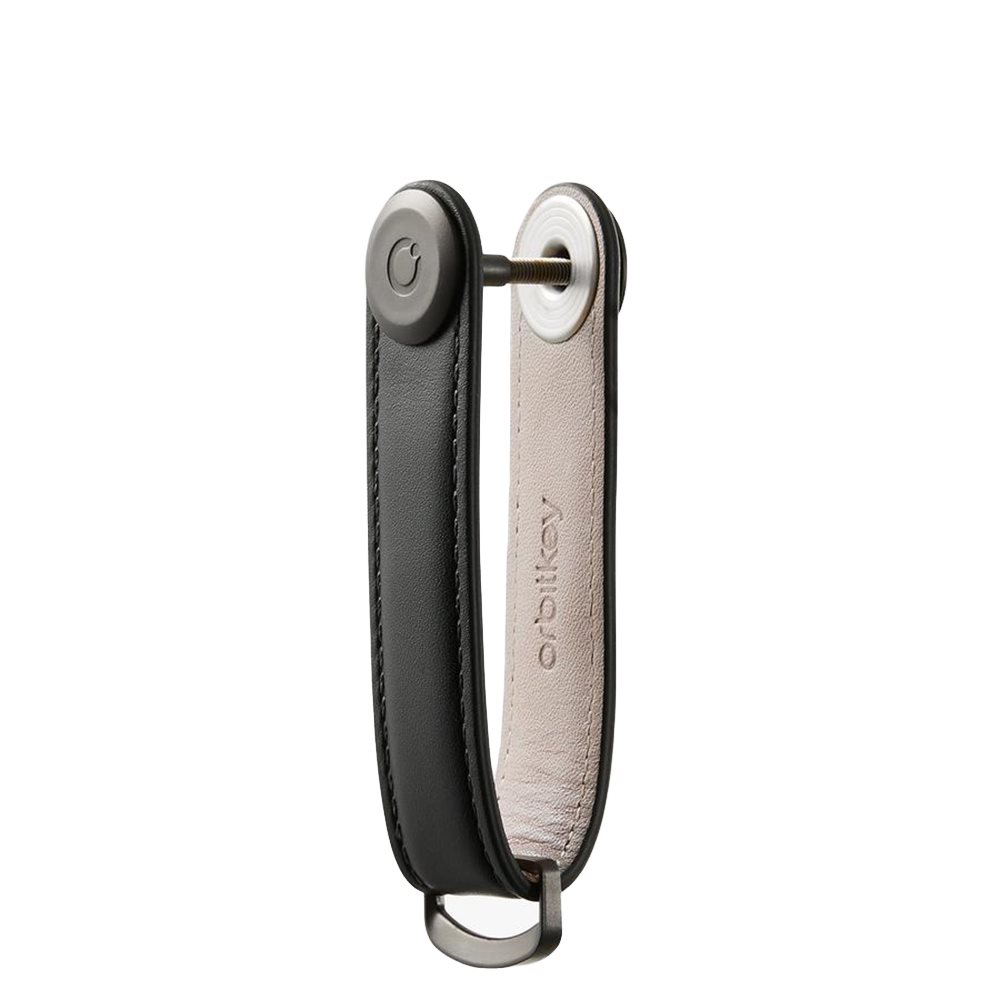 Orbitkey Premium Leather 2.0 Keyholder black / black