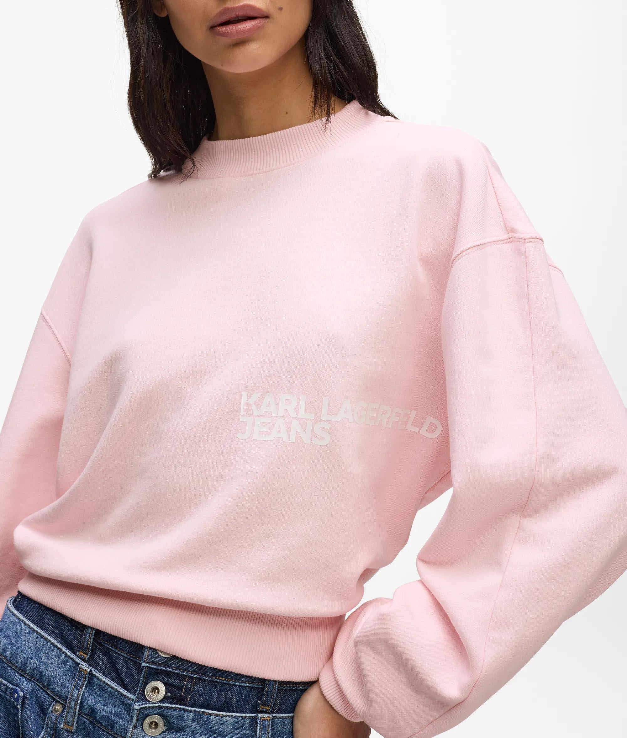 Mouw met ruches sweatshirt