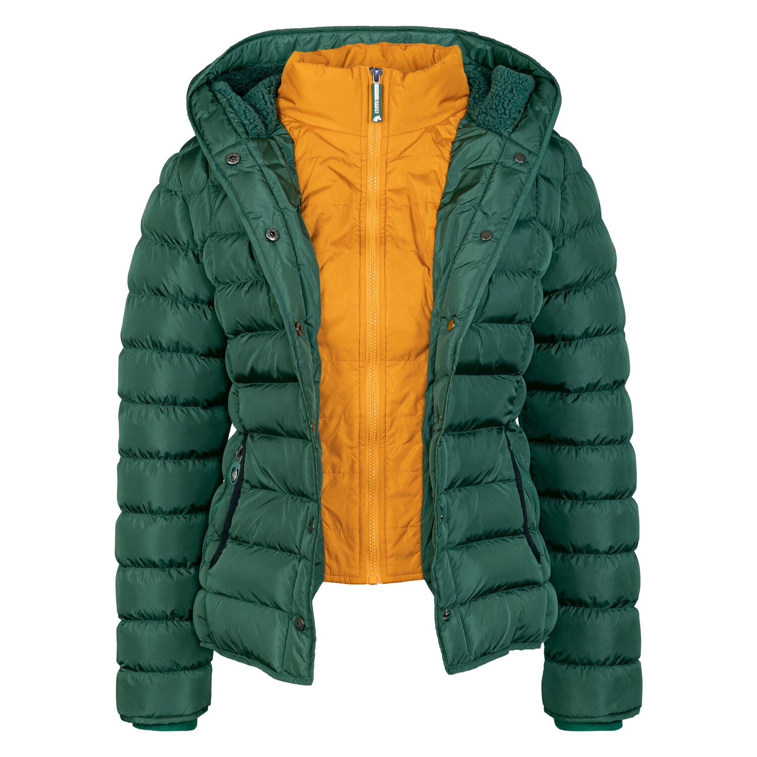 black forest Steppjacke mit Kapuze  - race green - XS