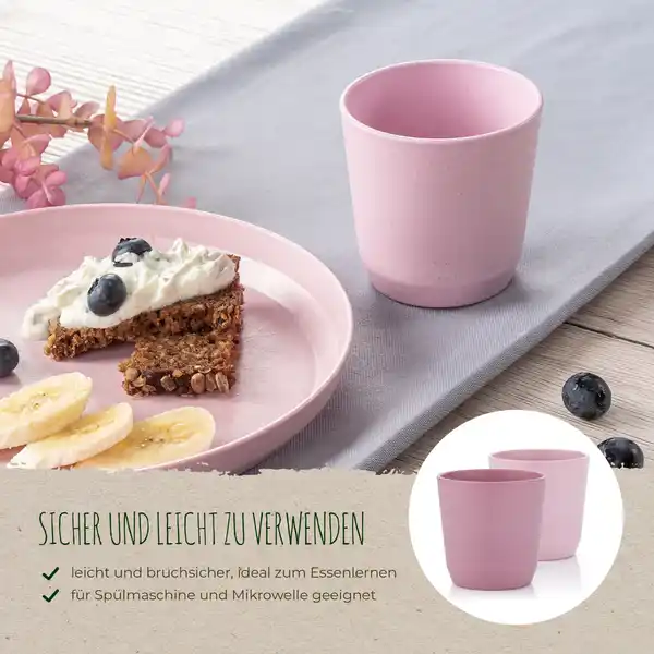 Growing Becher 2er Set rosa