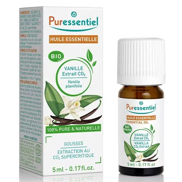 Óleo Essencial de Baunilha Orgânica Puressentiel 5 ml