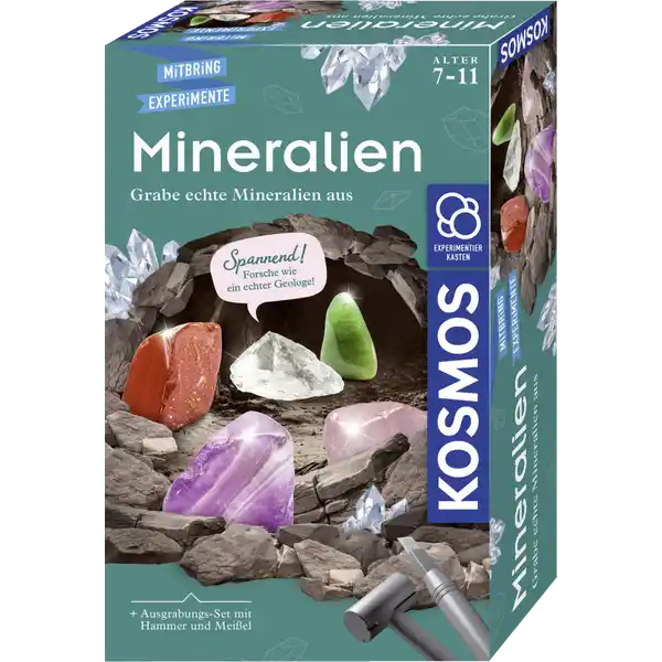 Mineralien Experimentierkasten