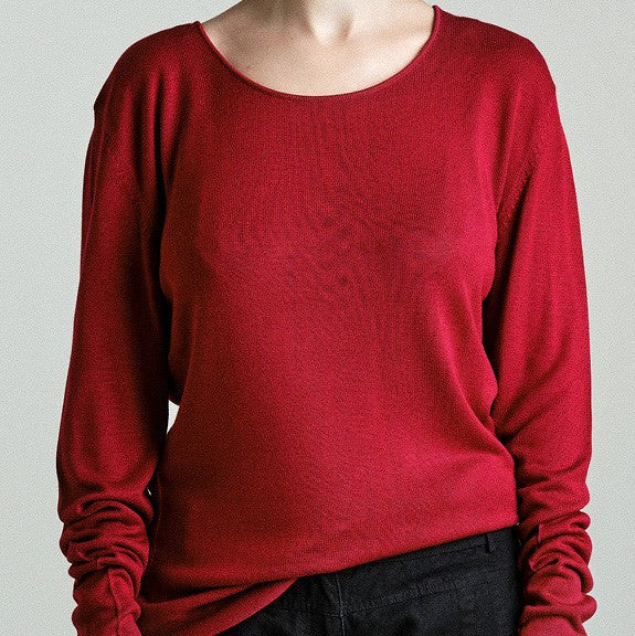 Bambus Sweater rot